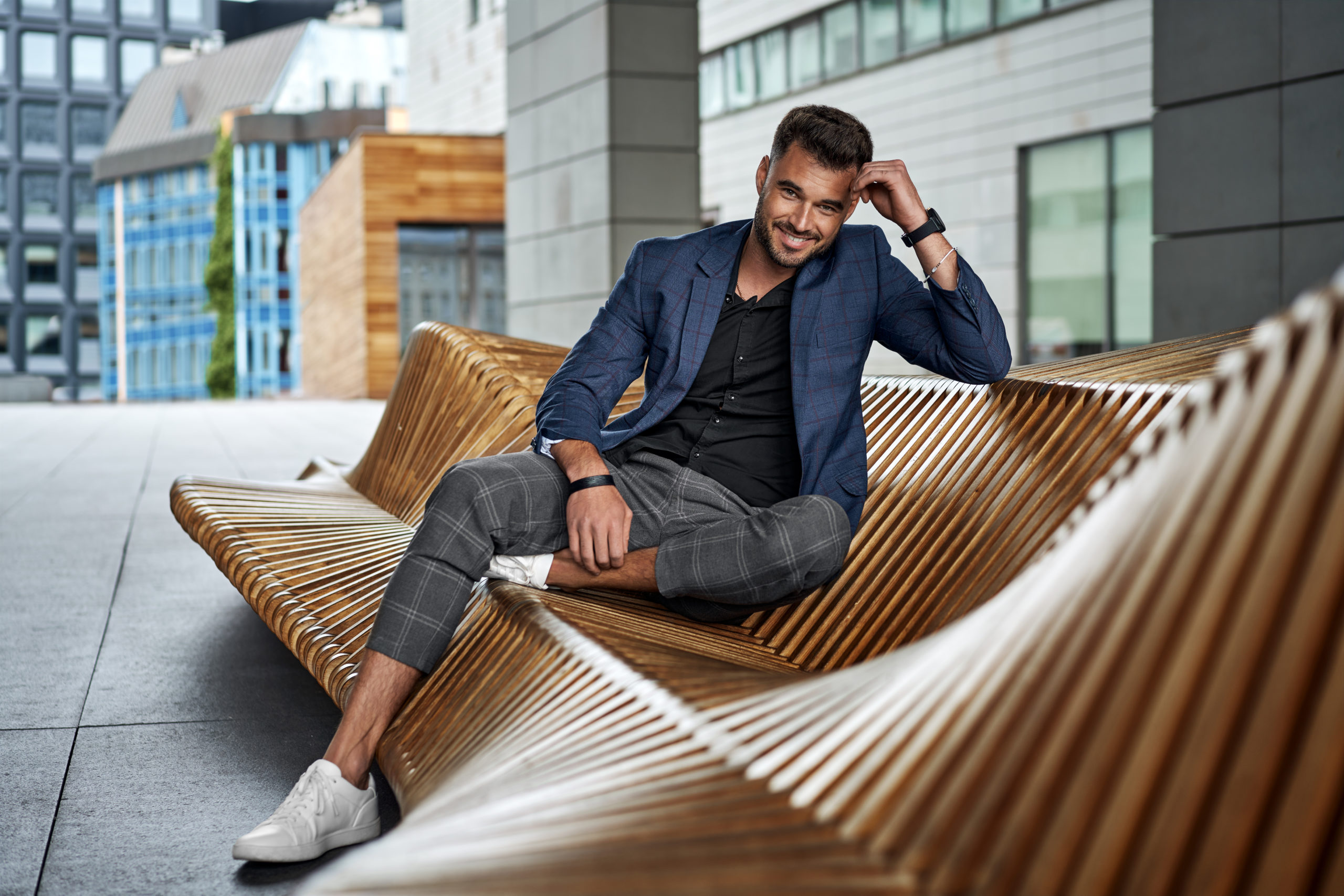 Handsome,Man,Wear,Casual,Clothing,And,Smiling